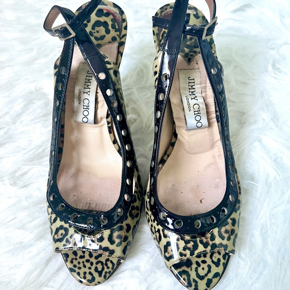 Jimmy Choo Leopard Print Heel